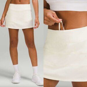 Lululemon Pace Rival Midrise Skirt Long Lemon Sorbet NWT Size 6